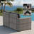 Sei 13 - Piece Modular Outdoor Wicker Sectional Set with Ultra-Wide Armrest,Patio Conversation Set with Cushions and Fire Pit-440150214