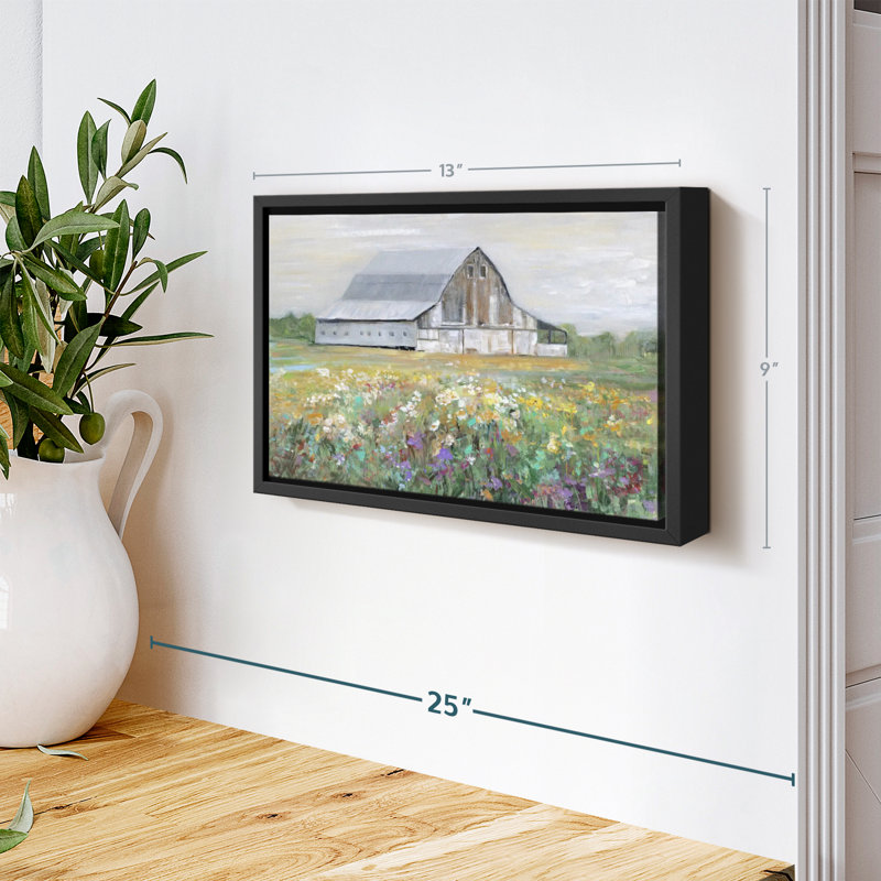 «Country Fields», reproduction sur toile, H 9 po x l 13 po