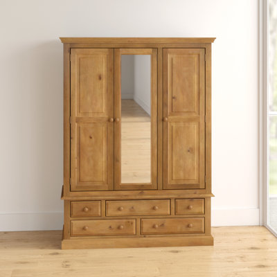 Hendon 3 Door Wood Wardrobe