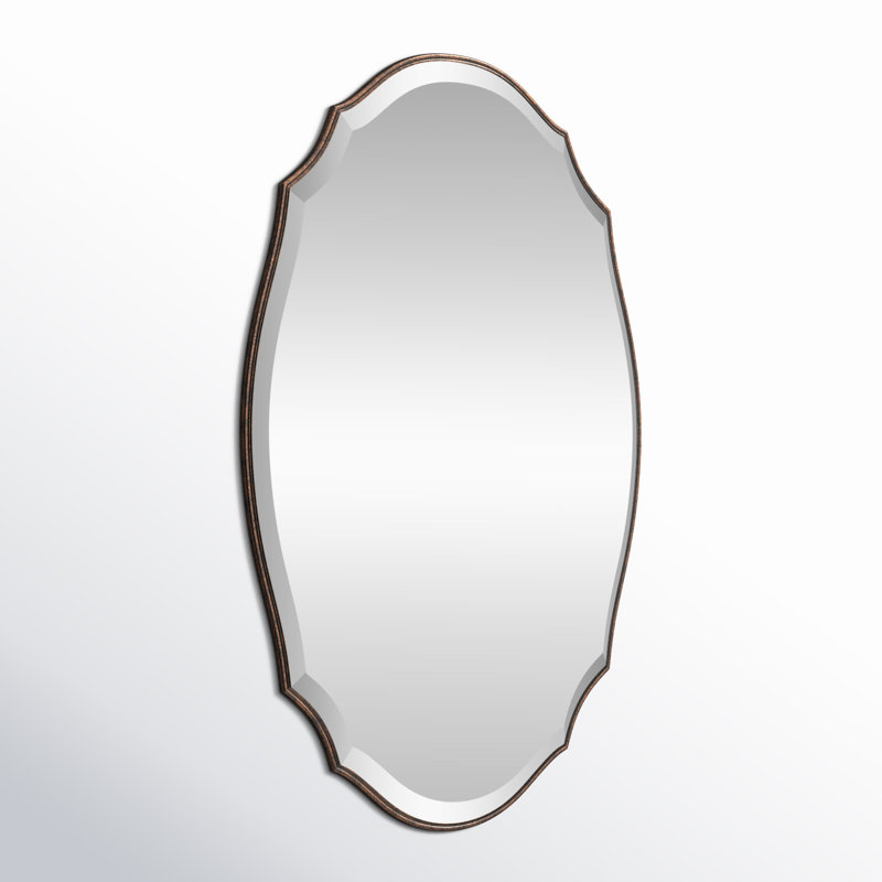 Miroir d'appoint Ikumi, Bronze vieilli, 42 po x 27,85 po