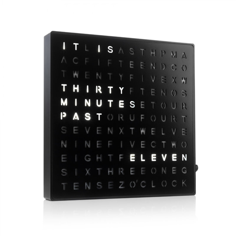 Digital Electric Tabletop Clock, Black
