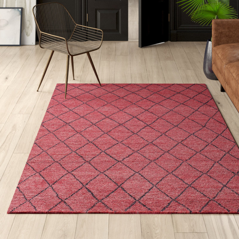 Irith Wool Geometric Indoor Rug, Rectangle 9'6" x 13'6"