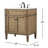 Rivers 30 " W Freestanding Standard Free Standing 1 Single Vanity Bathroom Vanity With Marble Top-2003548899