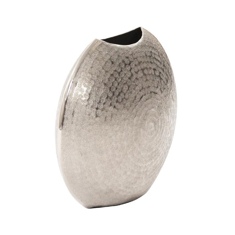 Boadicea Aluminum Table Vase, 10.25" H x 10.75" W x 5" D
