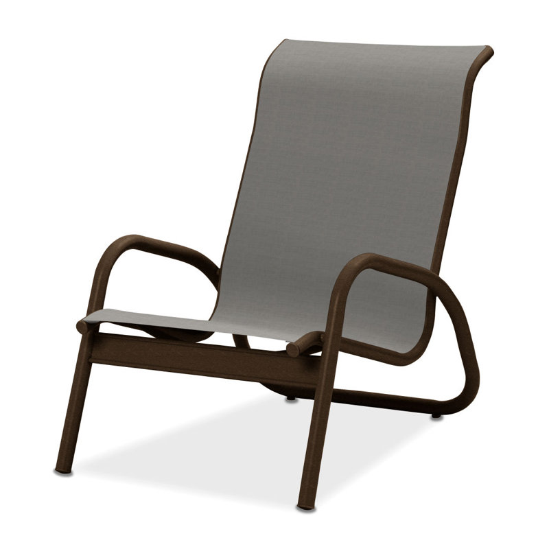 Gardenella Patio Chair, Alloy Sunbrella®, Kona