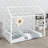 Easy-Assembly Montessori Bed Featuring Playful House Outline-702494409-702494408