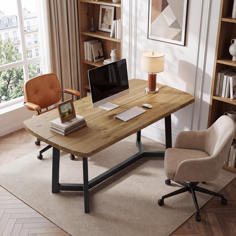 Solid Wood Executive Desk