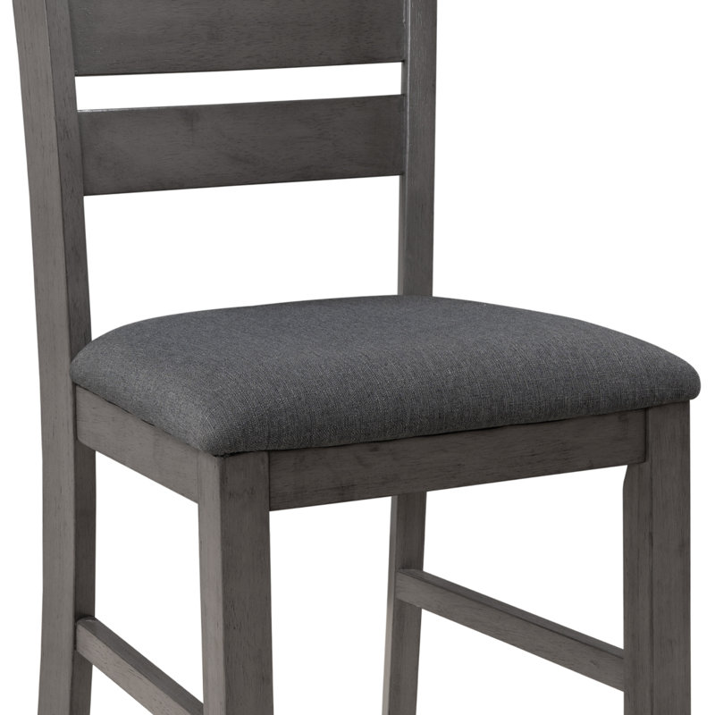 Angeline Dining Room Table and Chairs with Bench, Rustic Wood Dining Set, Set of 6,dining table set,dining room set, Grey