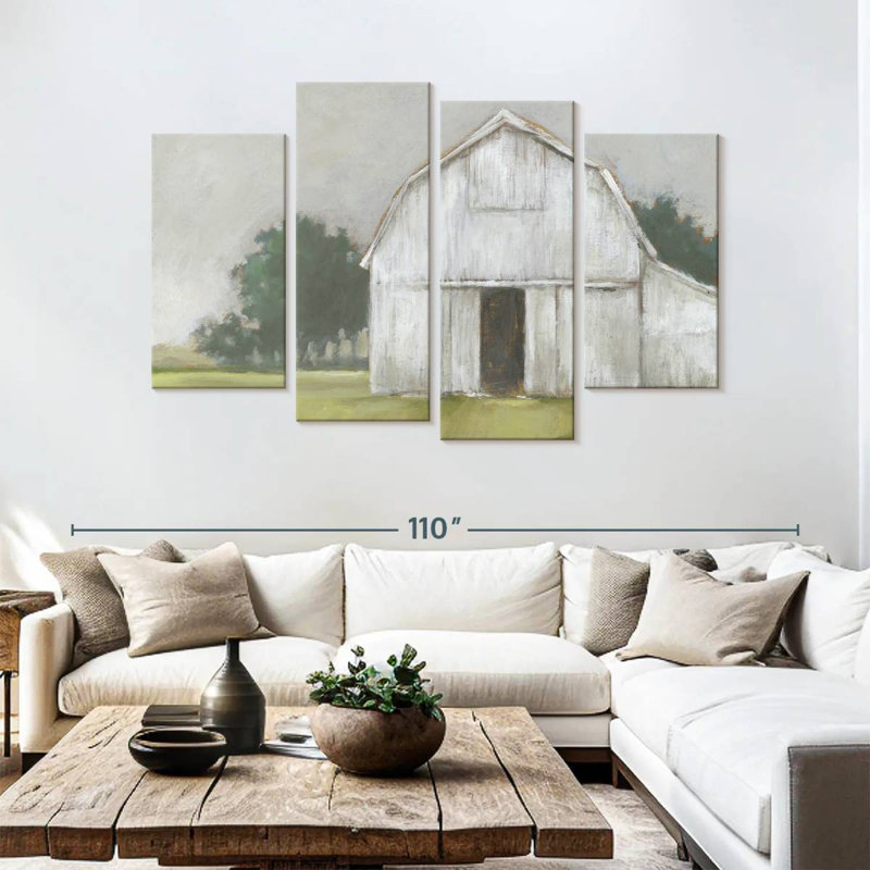 Lilie Rustic Barnyard I, 54" H x 84" W
