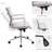 Aime Office Desk Chair, Ergonomic Office Chair, Mid Back Desk Chair With Adjustable Height-1350596019