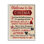 Welcome To Cinema Rules, encadré sur bois par Lux + Me Designs, impression