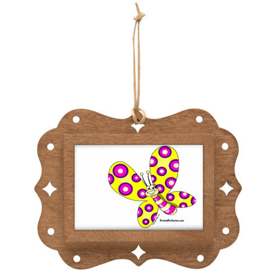Personalized Butterfly Wooden Key Chain