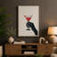 Martini in Hand Minimalist 1 Piece Wrapped Canvas Wall Art-129236305-129236310