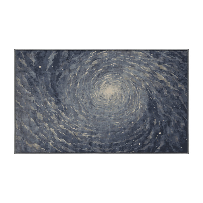 Tapis gris lavable à la machine, Rectangle 2 pi x 3 pi