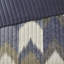 Courtepointe 3 pièces bleu marine / très grand bleu marine, imprimé cassé, revers uni, taies décoratives avec passepoil en coton 2 pièces-119104972