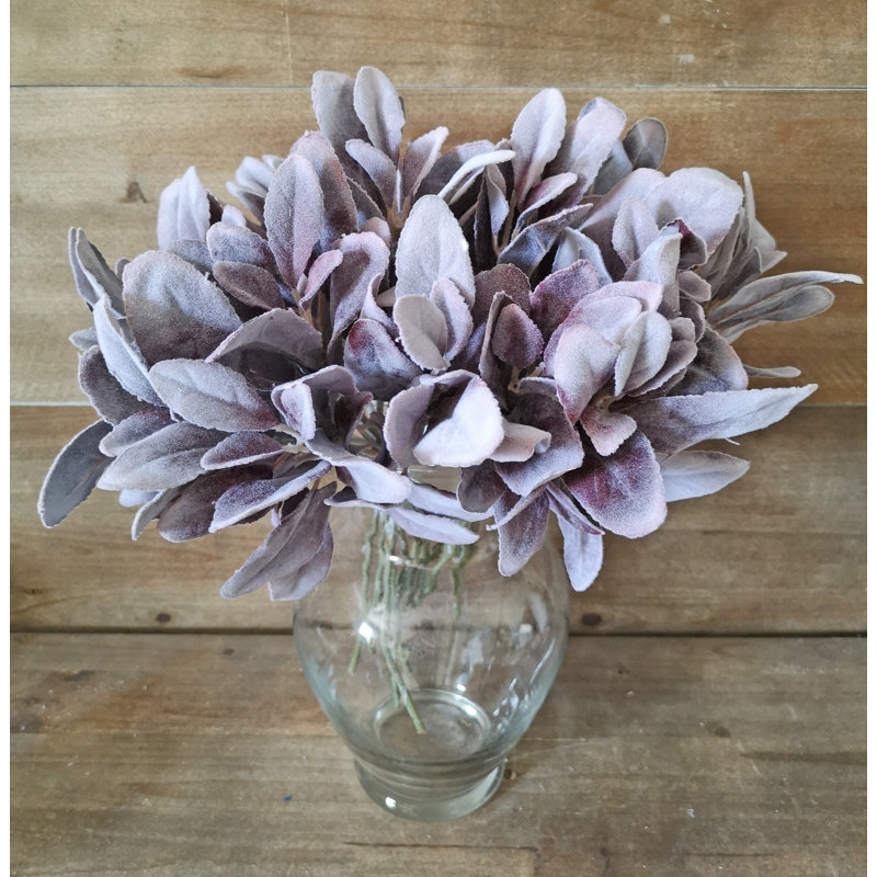 Silk Lamb's Ear Arrangement, Purple