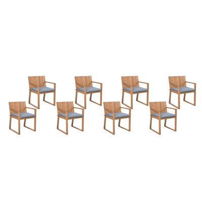 Iwar Patio Dining Side Chair with Cushion
