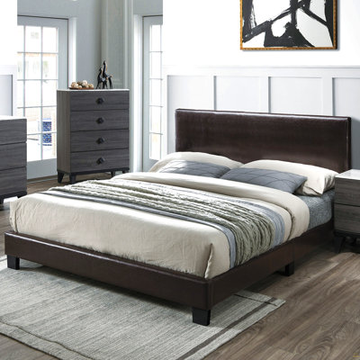 Tête de lit ajustable en similicuir 1pc