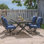 Ensemble de 4 chaises de patio pour l'extérieur