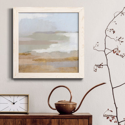 «Abstract Coastland II», toile encadrée de qualité supérieure - prête à être accrochée