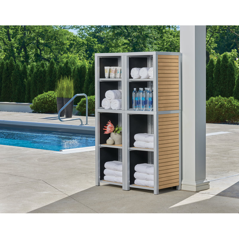 Travira Modular Valet Hutch, Tekwood Natural