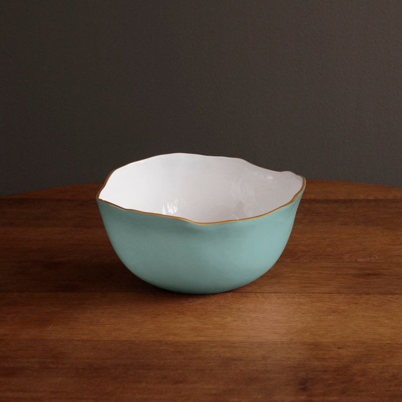 Grand bol Encanto Osaka (blanc), Bleu / blanc