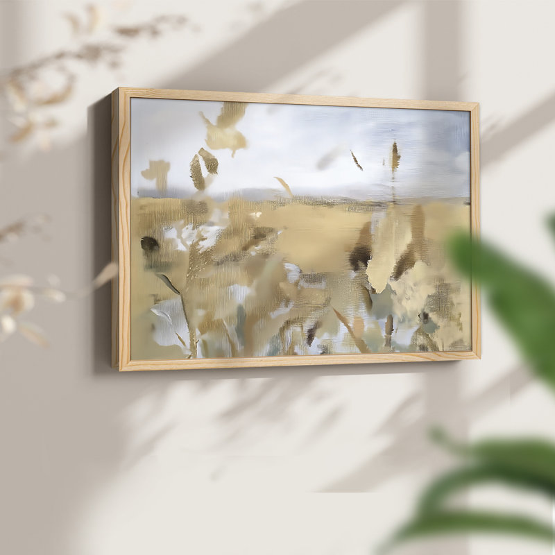 «Landscape Series» - Reproduction encadrée - Restickable, H 16 po x l 20 po, Naturel