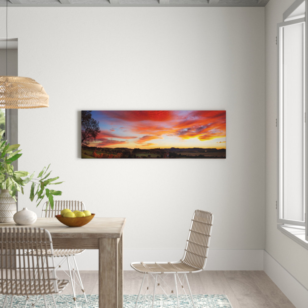 Autumn Fire by Andrew Brown Photographic Print Wrapped on Canvas