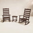 Ensemble de chaises berçantes 3 pièces POLYWOOD