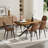 Extendable Pedestal Dining Table Set-163524427-162924041