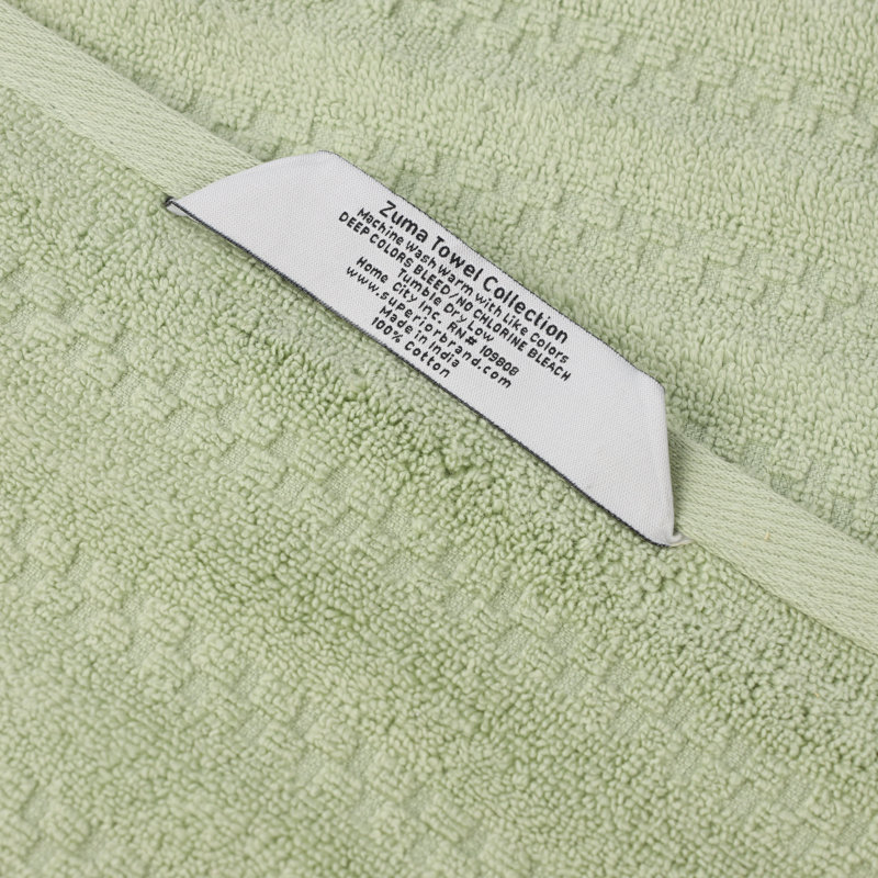 Ensemble de serviettes 8 pièces Zuma, Vert