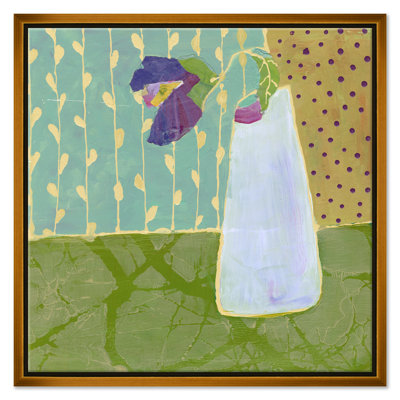 Iris In White Painting by Jill Krasner