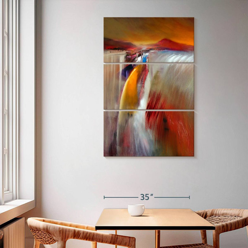 Avery Glowing Waterfall, 65" H x 42" W
