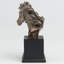 Buste en bronze coulé à froid H 5,31 pouces