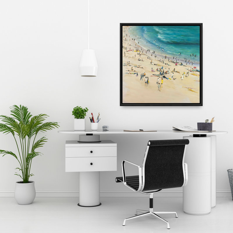" Summer Crowd At The Beach "