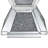 Round Glass Top with Stainless Steel Base Dining Table
