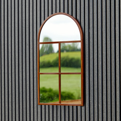 Metal Arch Wall Mirror