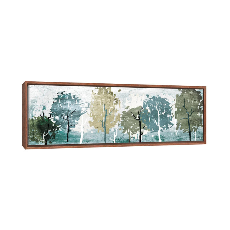 «Abstract Forest» par On Rei - reproduction d'art sur toile panoramique, H 24 po x l 72 po x P 1,5 po