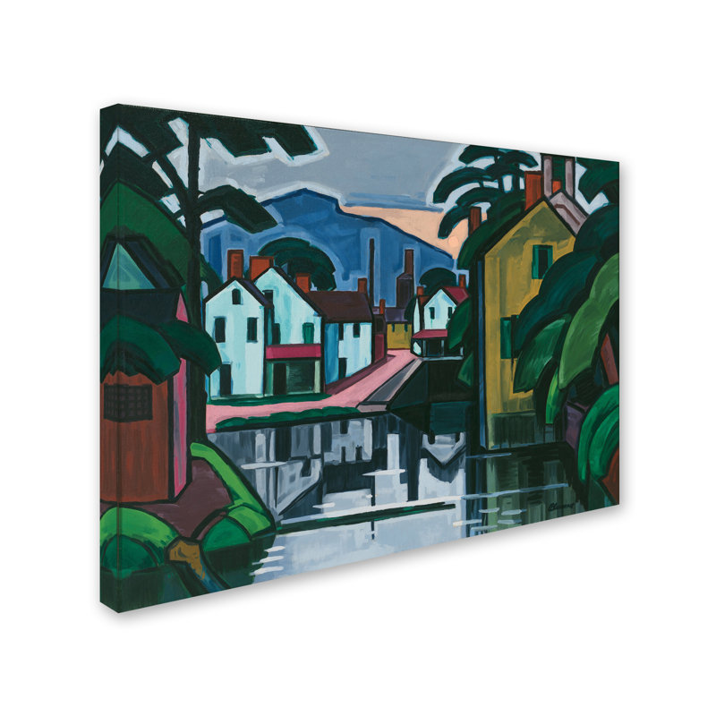 Mid-Century, 14" H x 19" W