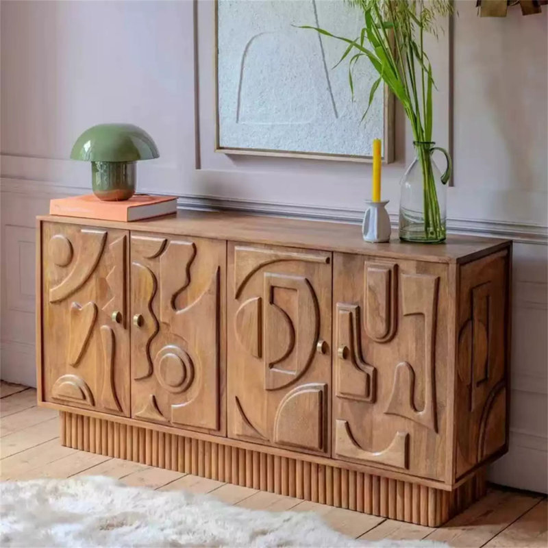 Retro Large-Capacity Sideboard