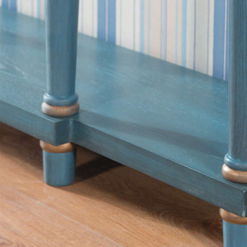 American-style painted drawer console table