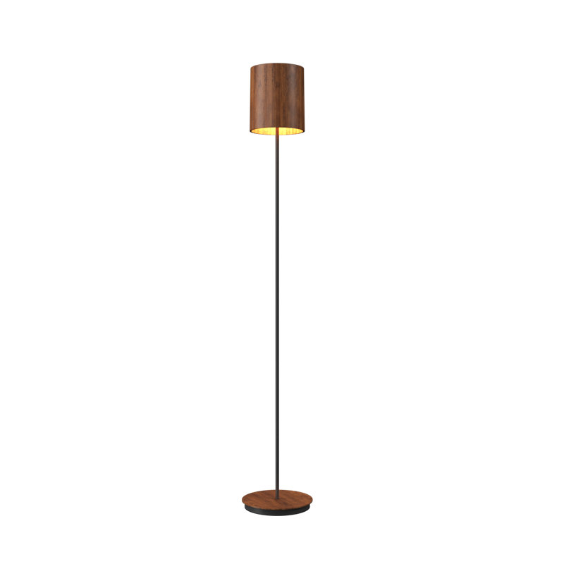 Cylindrical Floor Lamp, Imbuia