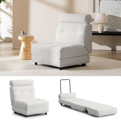 Canapé-lit convertible pliant avec roulettes, matelas en mousse à mémoire de forme pliable, canapé de plancher portatif, simple