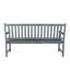 Banc de jardin intérieur / extérieur à lattes en bois d'acacia 59 po Laurel-87691029
