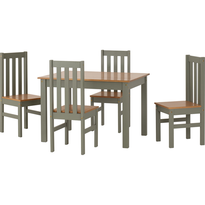 Bradmoor Dining Set with 2 Chairs, Brown, 75.5cm H x 110cm L x 80cm W
