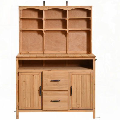 Large Fir Wood Potting Bench