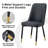 Contemporary Faux Marble 5-Piece 50" Dining Set with Upholstered Chairs-92611033-92611037
