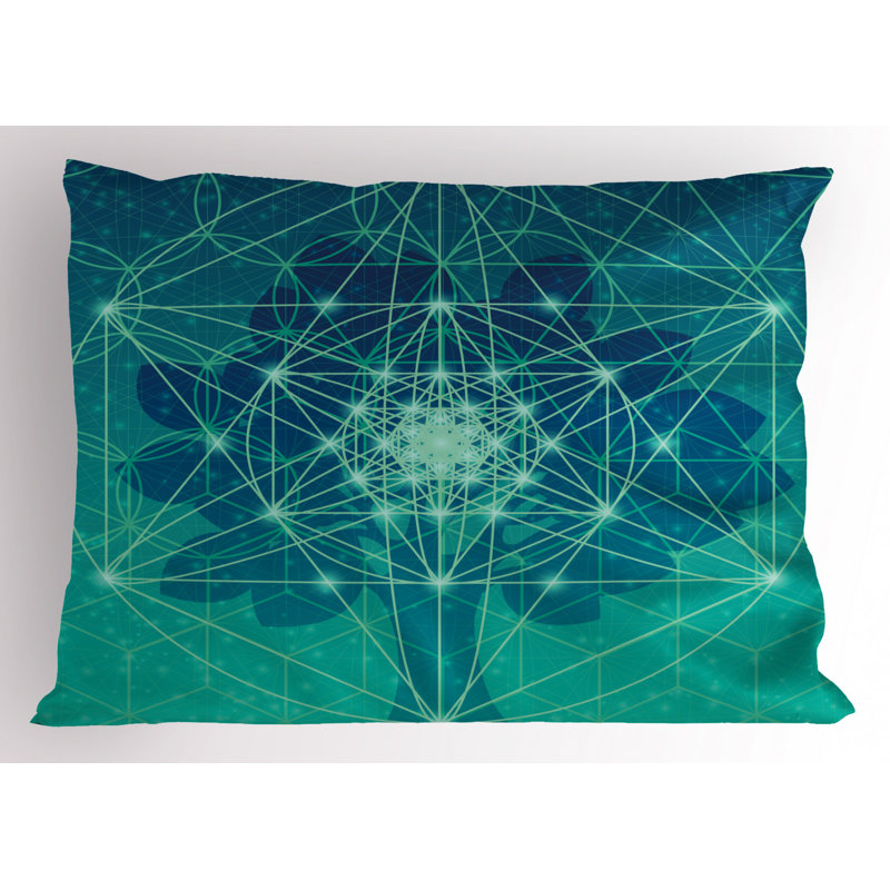 Polyester Geometric Sham Set, Queen