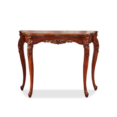 Chestnut Solid Wood Free Form Console Table