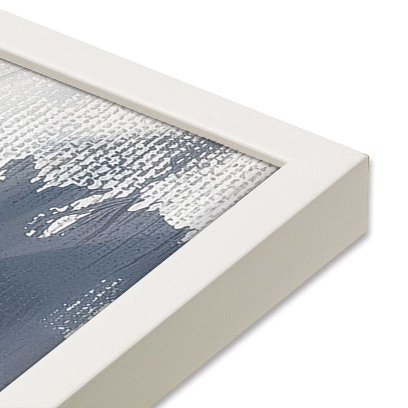 Obsidian Echo I, Cadre photo simple blanc opaque, H 15 po x l 12 po